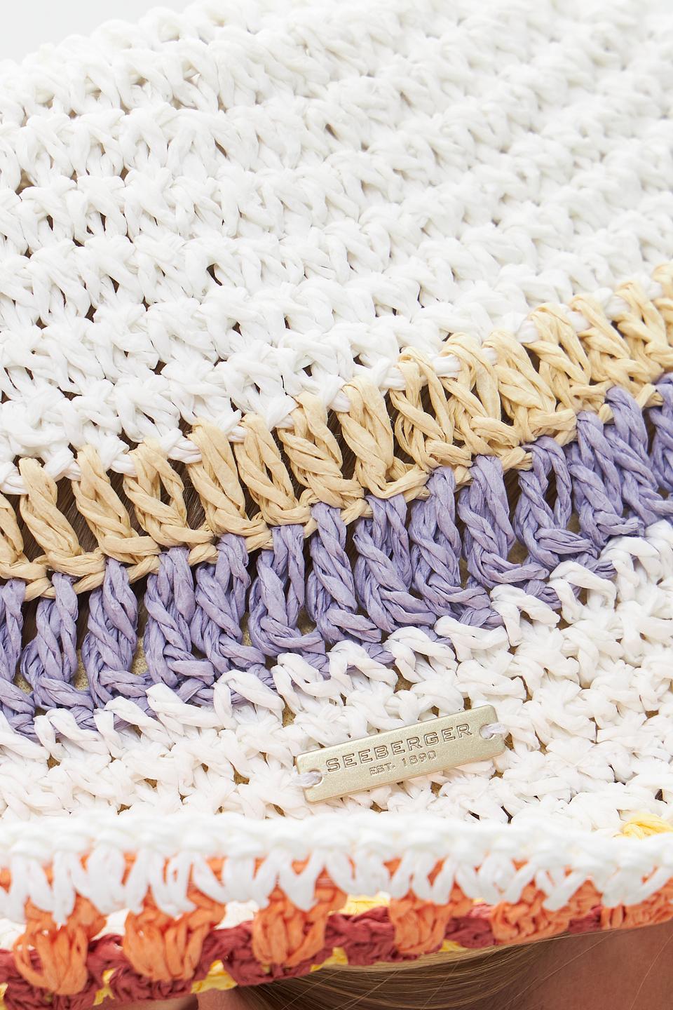 Шляпа Seeberger с многоцветной отделкой