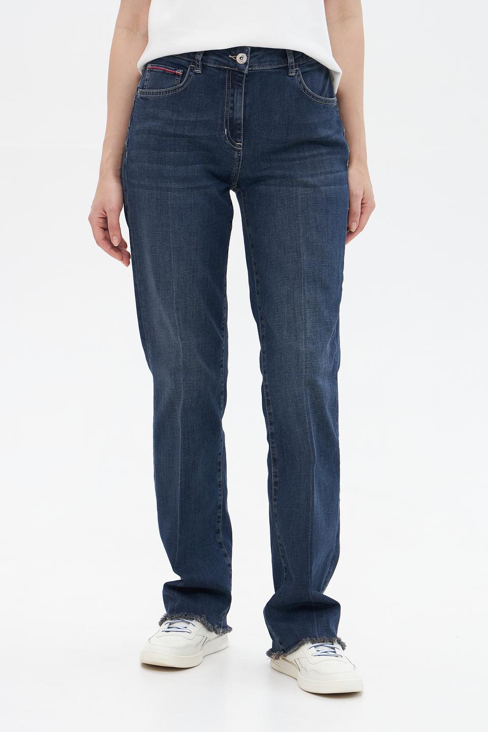 Джинсы клеш Ppep синие