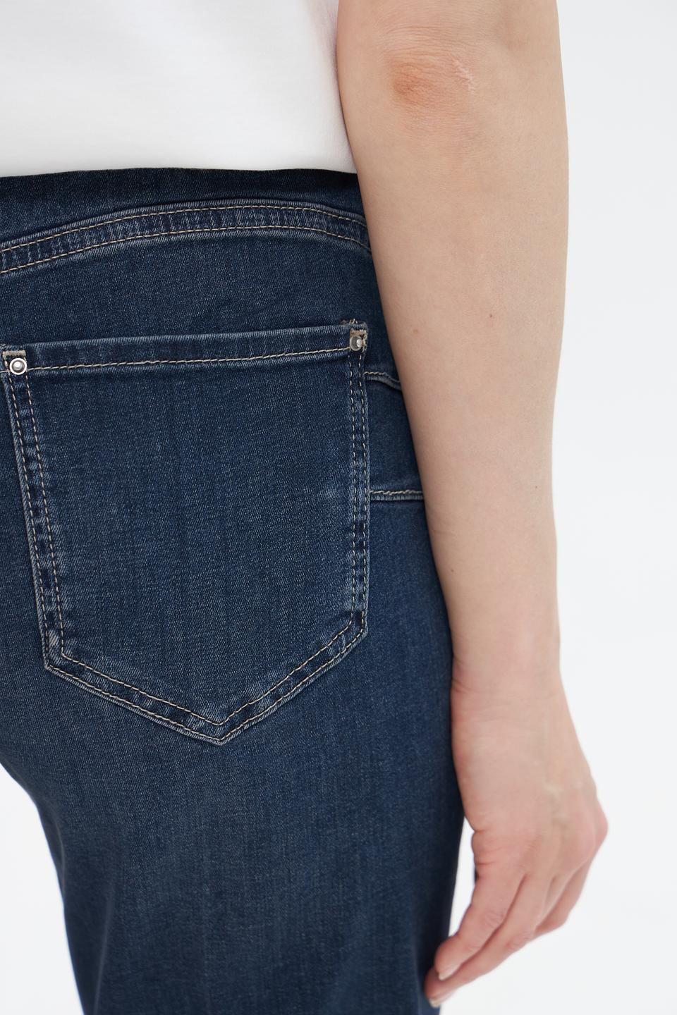 Джинсы клеш Ppep синие