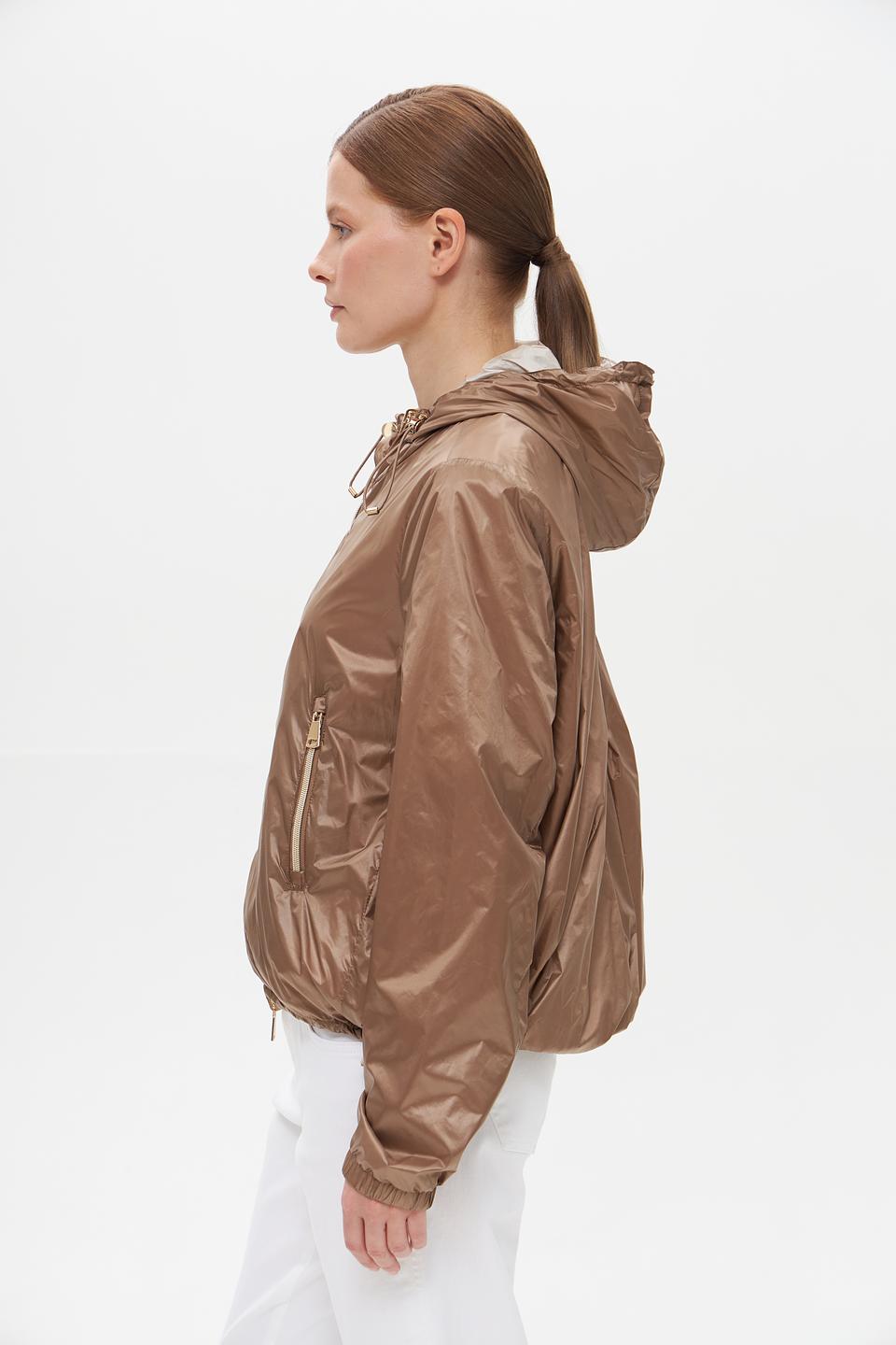 Куртка White Label с капюшоном бежевая