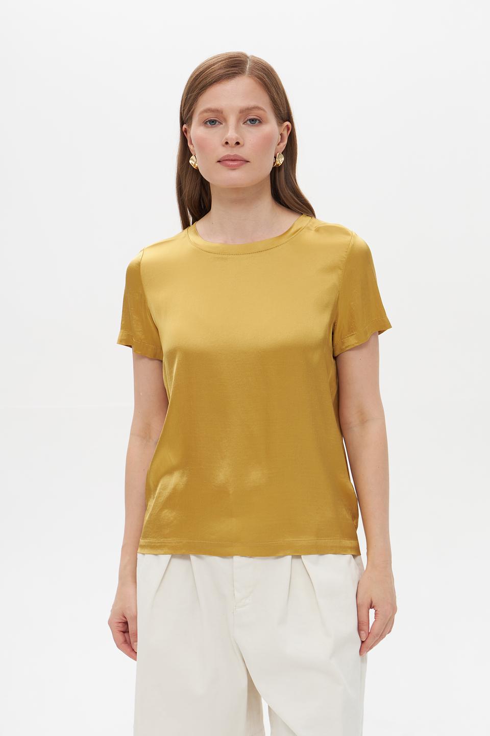 Блуза Croche золотистая