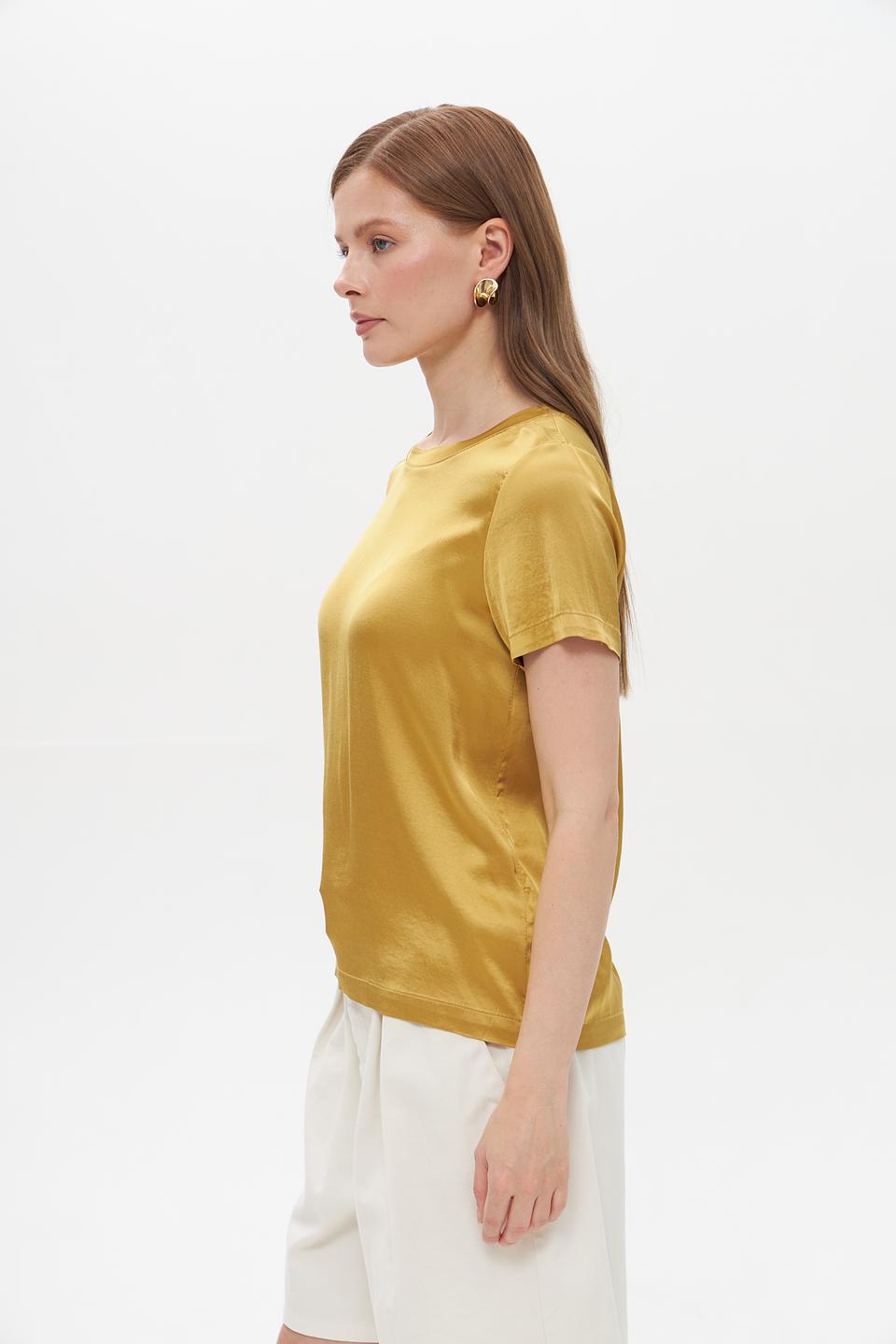 Блуза Croche золотистая