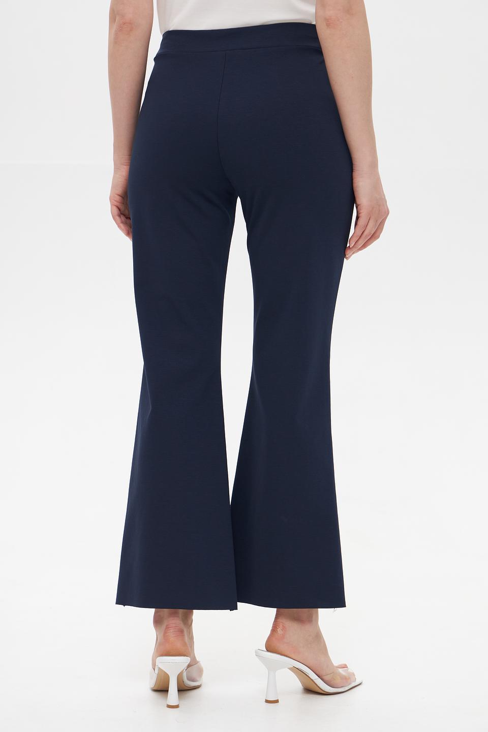 Брюки Croche клёш тёмно-синие