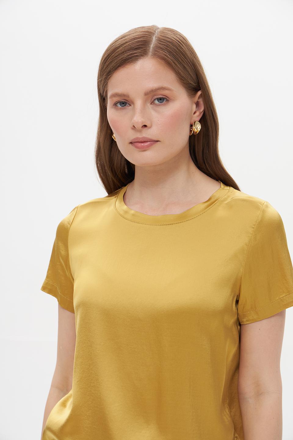 Блуза Croche золотистая