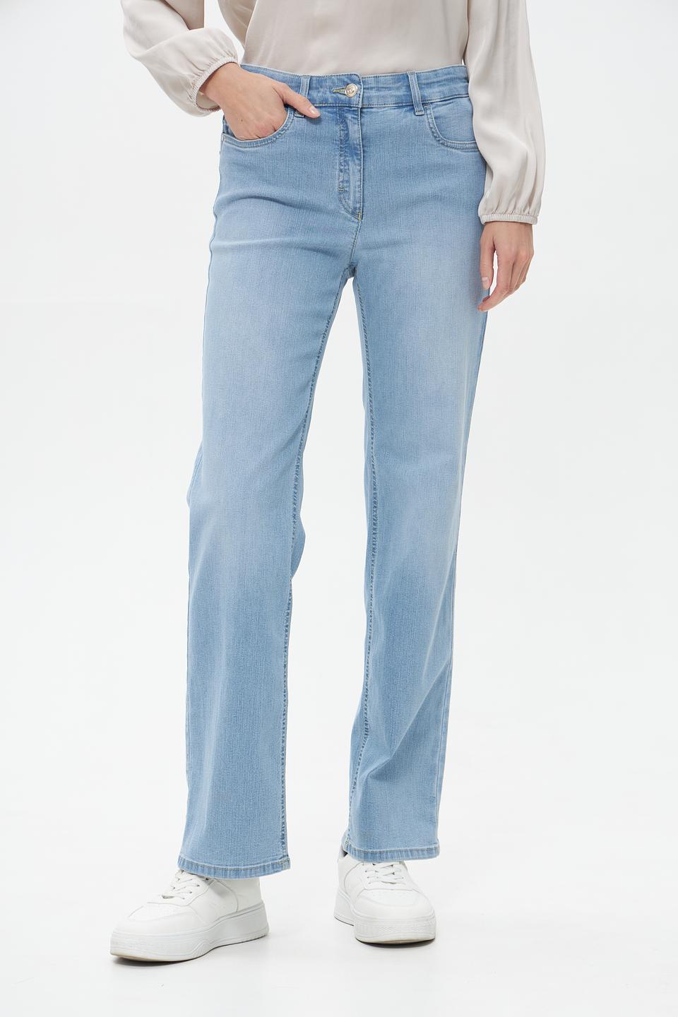 Джинсы ZRS прямого кроя голубые