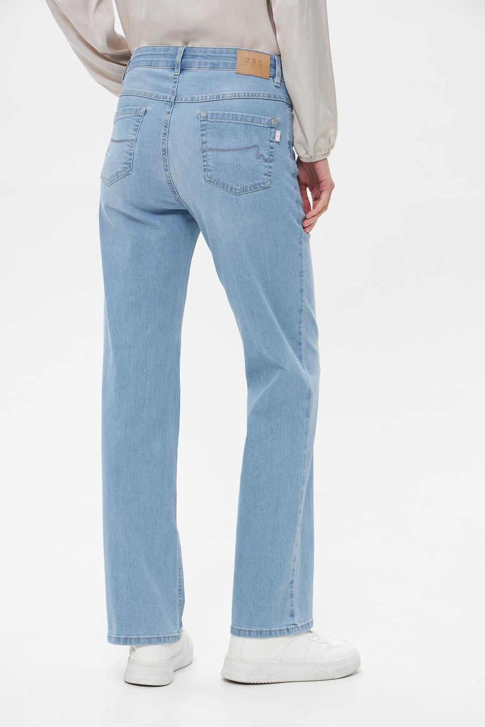 Джинсы ZRS прямого кроя голубые