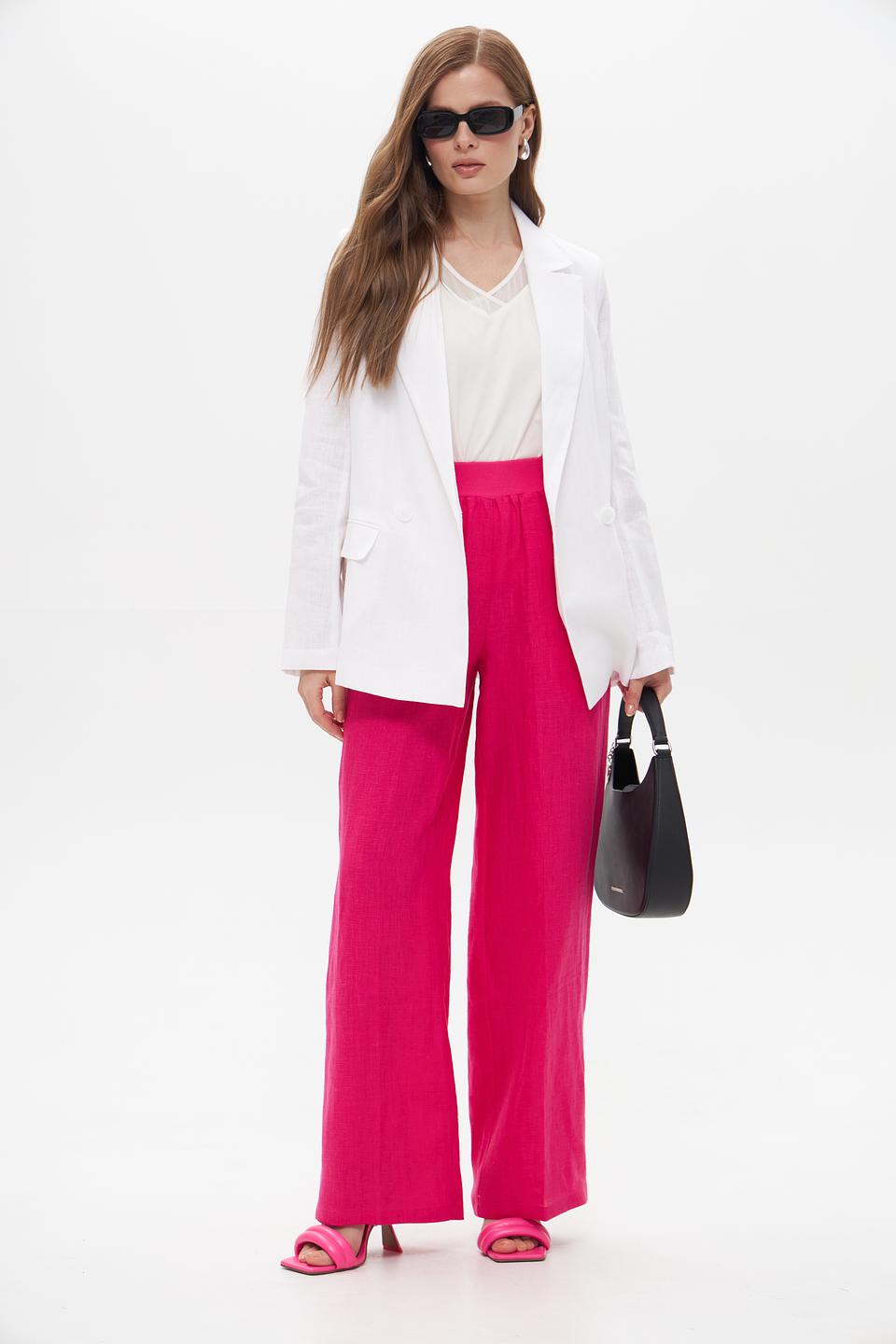 Жакет Electra style белый льняной