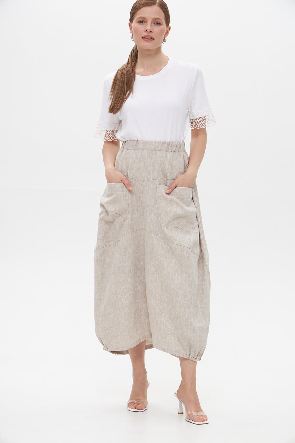Юбка льна Electra style