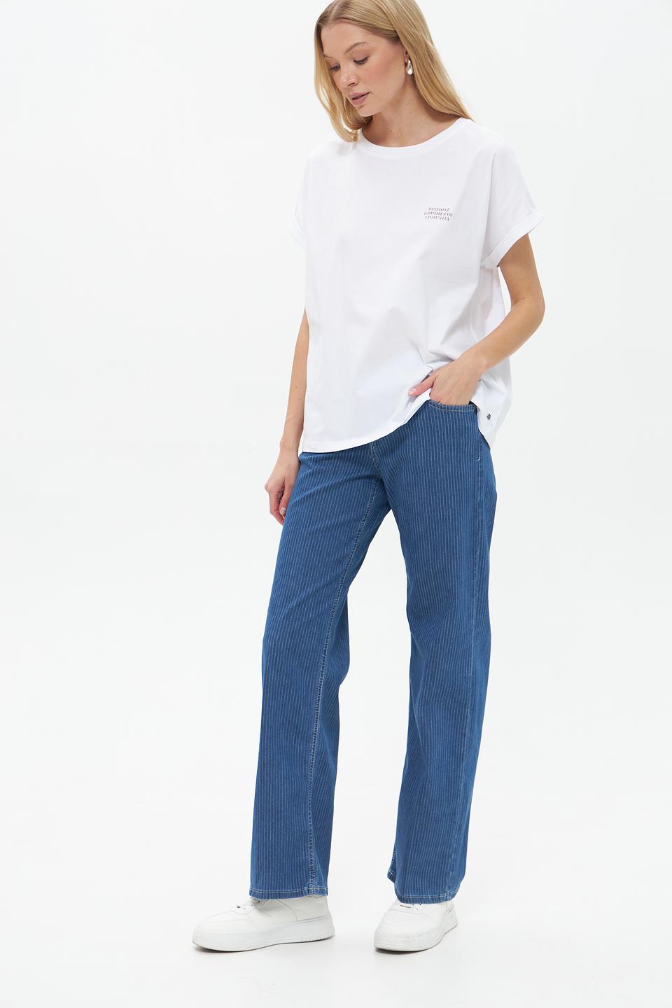 Джинсы Angels в полоску