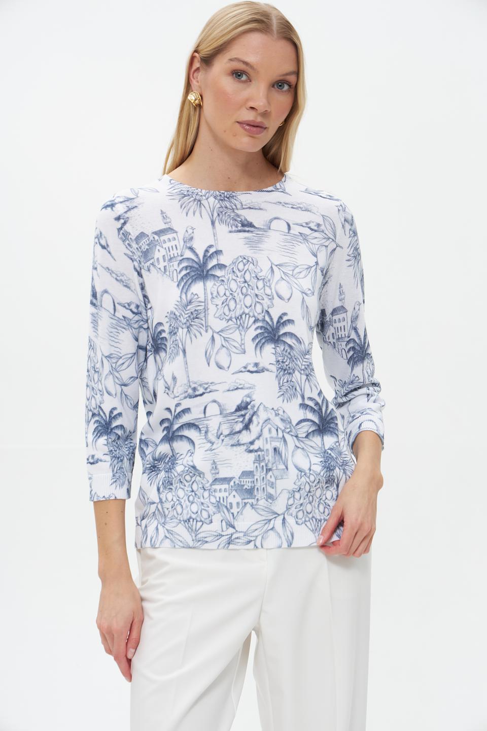 Пуловер Gollehaug с принтом