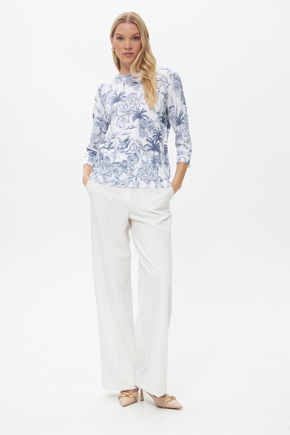 Пуловер Gollehaug с принтом