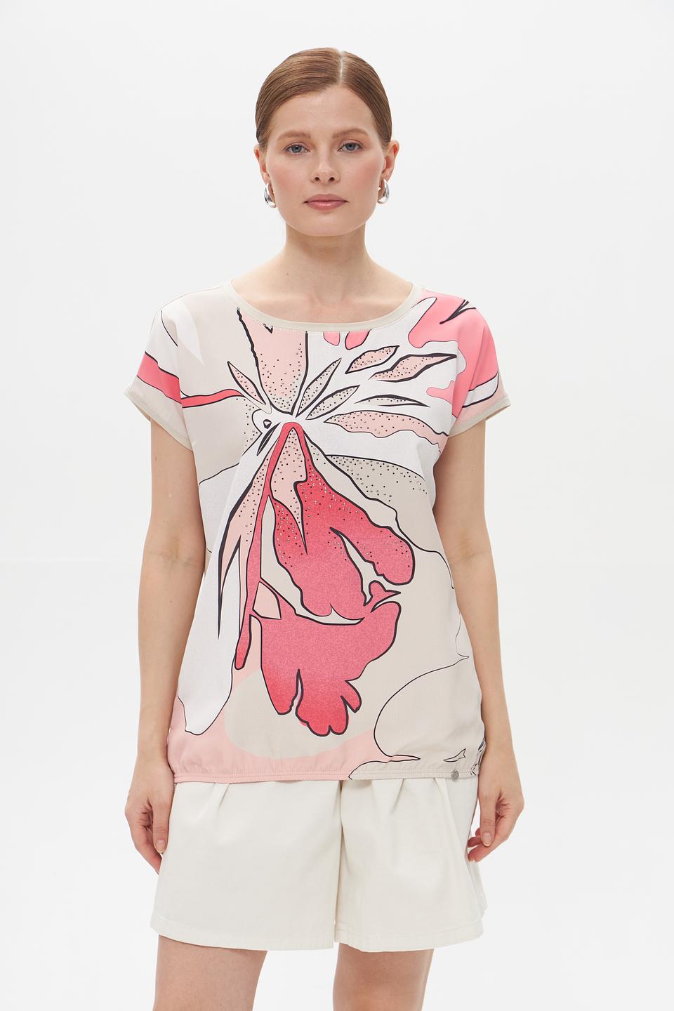 Футболка Gollehaug с цветочным принтом