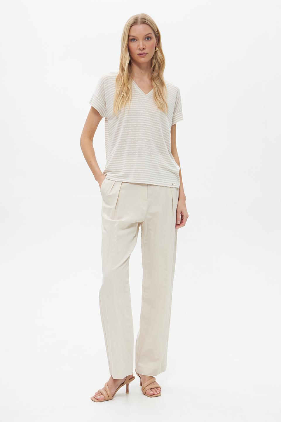 Брюки Catnoir классические бежевые