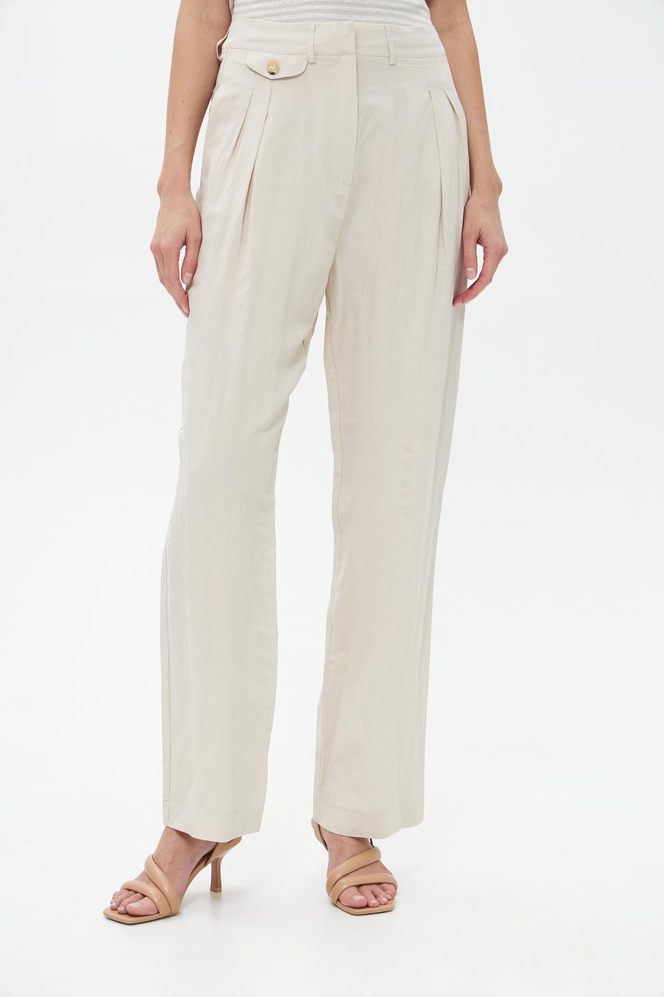 Брюки Catnoir классические бежевые