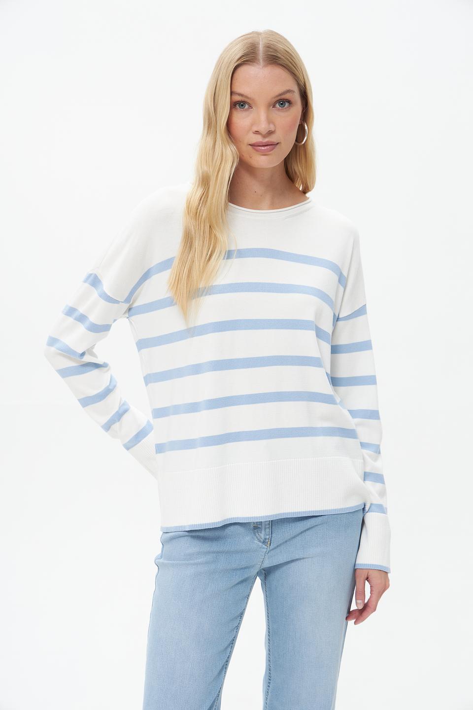 Пуловер Bugatti в полоску