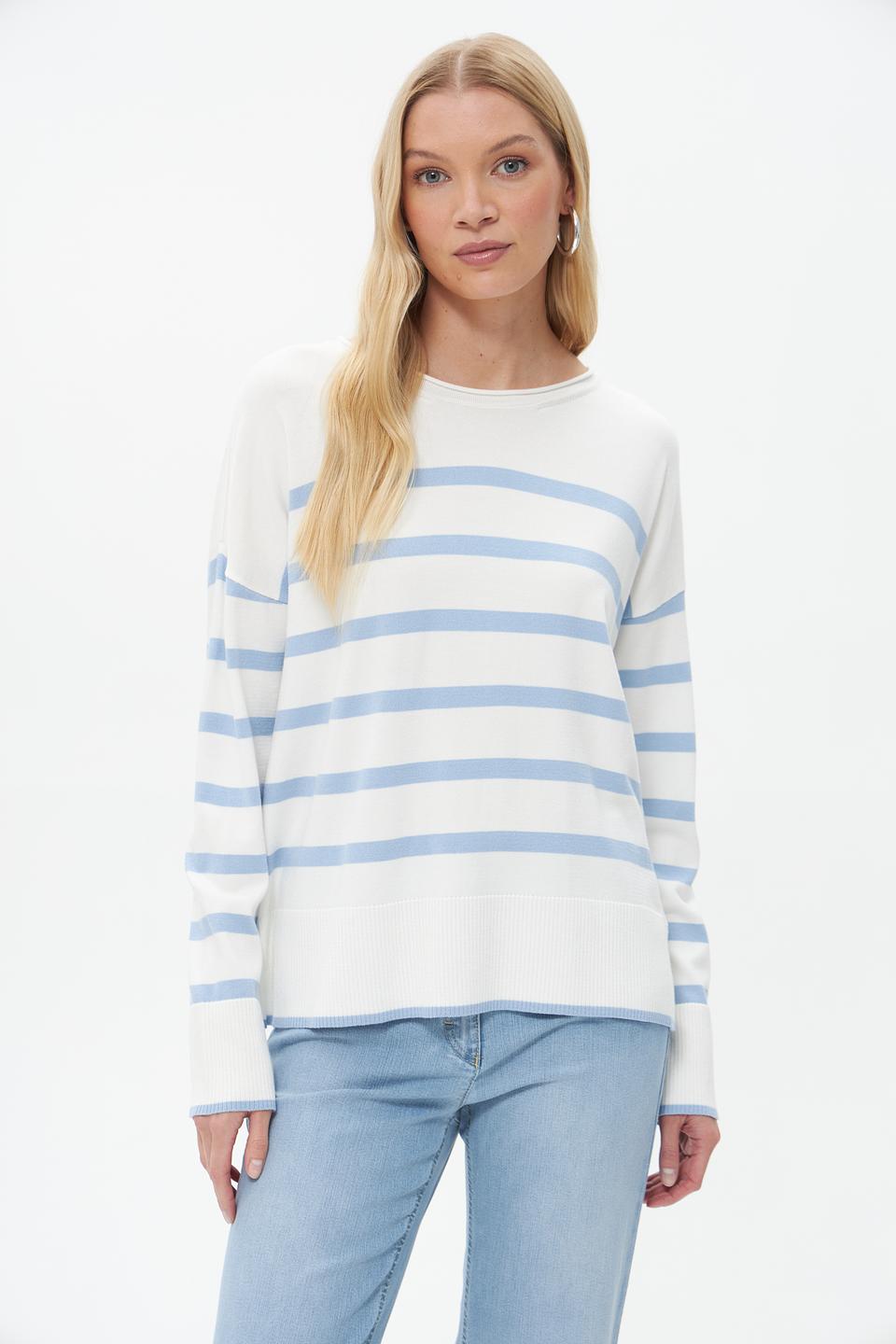 Пуловер Bugatti в полоску