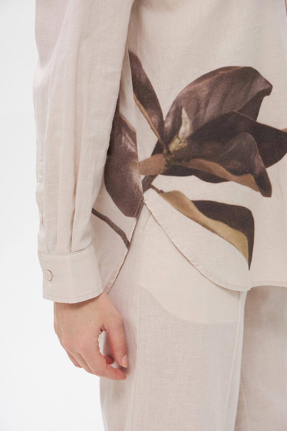 Блузка UNQ с цветочным принтом