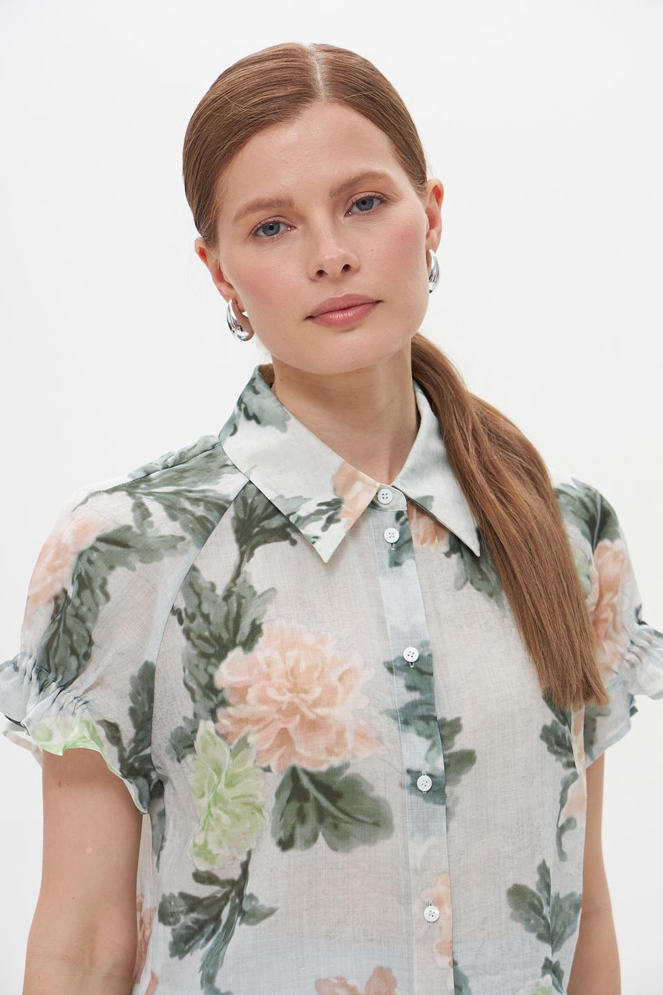 Блузка Luisa Cerano с цветочным принтом