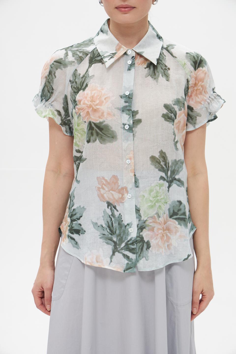 Блузка Luisa Cerano с цветочным принтом
