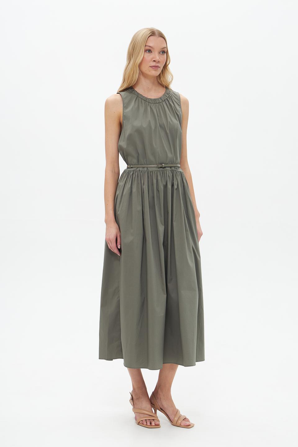 Платье Catnoir оливковое