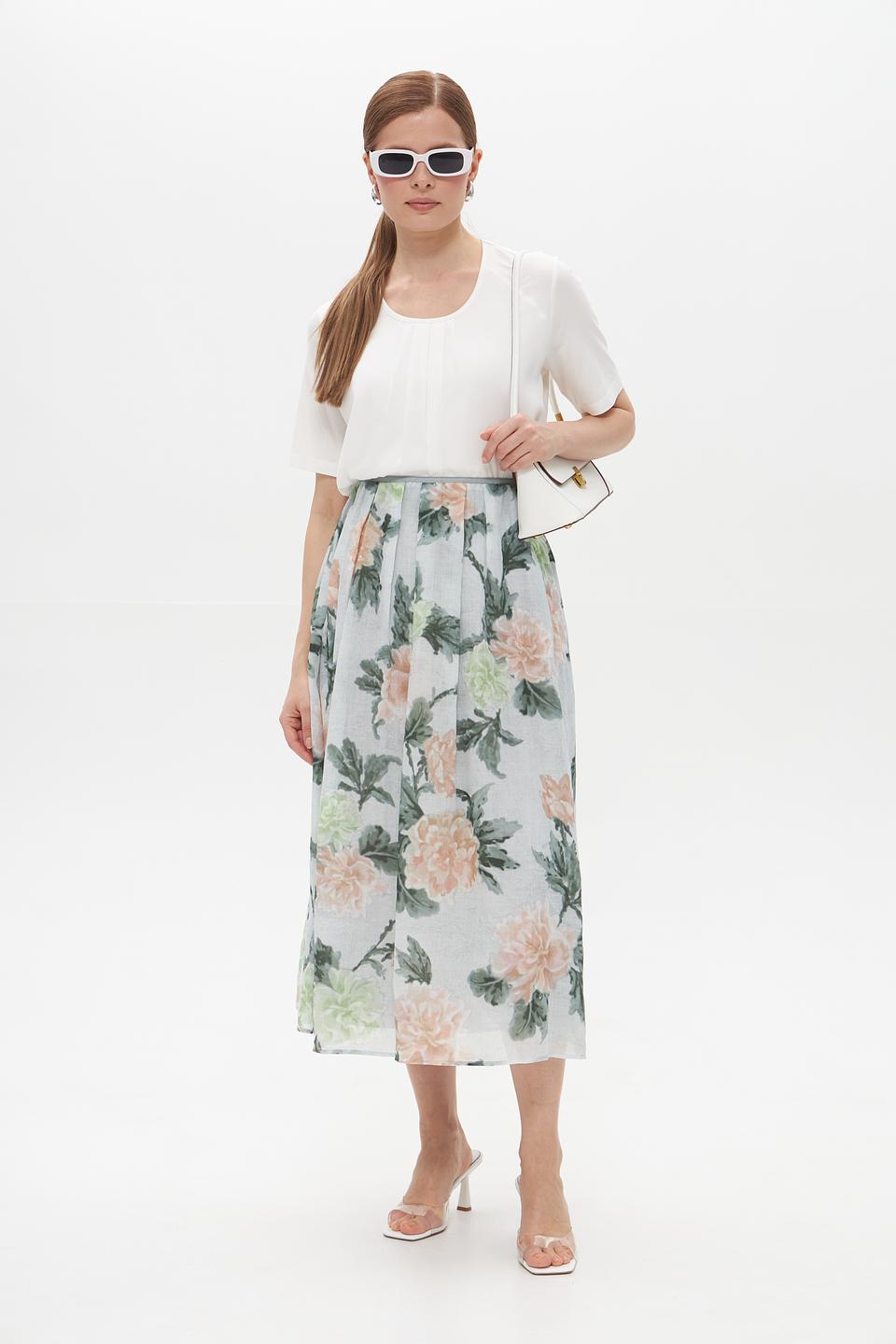 Юбка Luisa Cerano с цветочным принтом