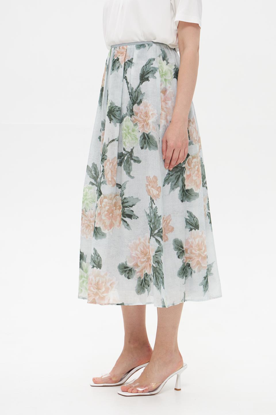 Юбка Luisa Cerano с цветочным принтом
