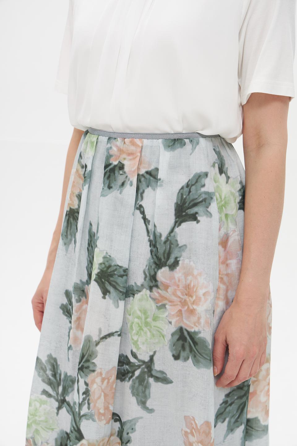 Юбка Luisa Cerano с цветочным принтом