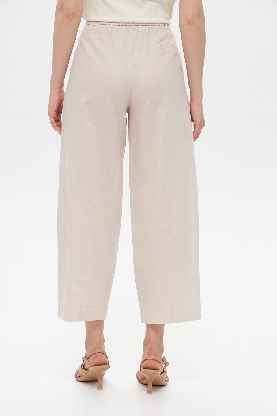 Брюки кюлоты UNQ бежевые