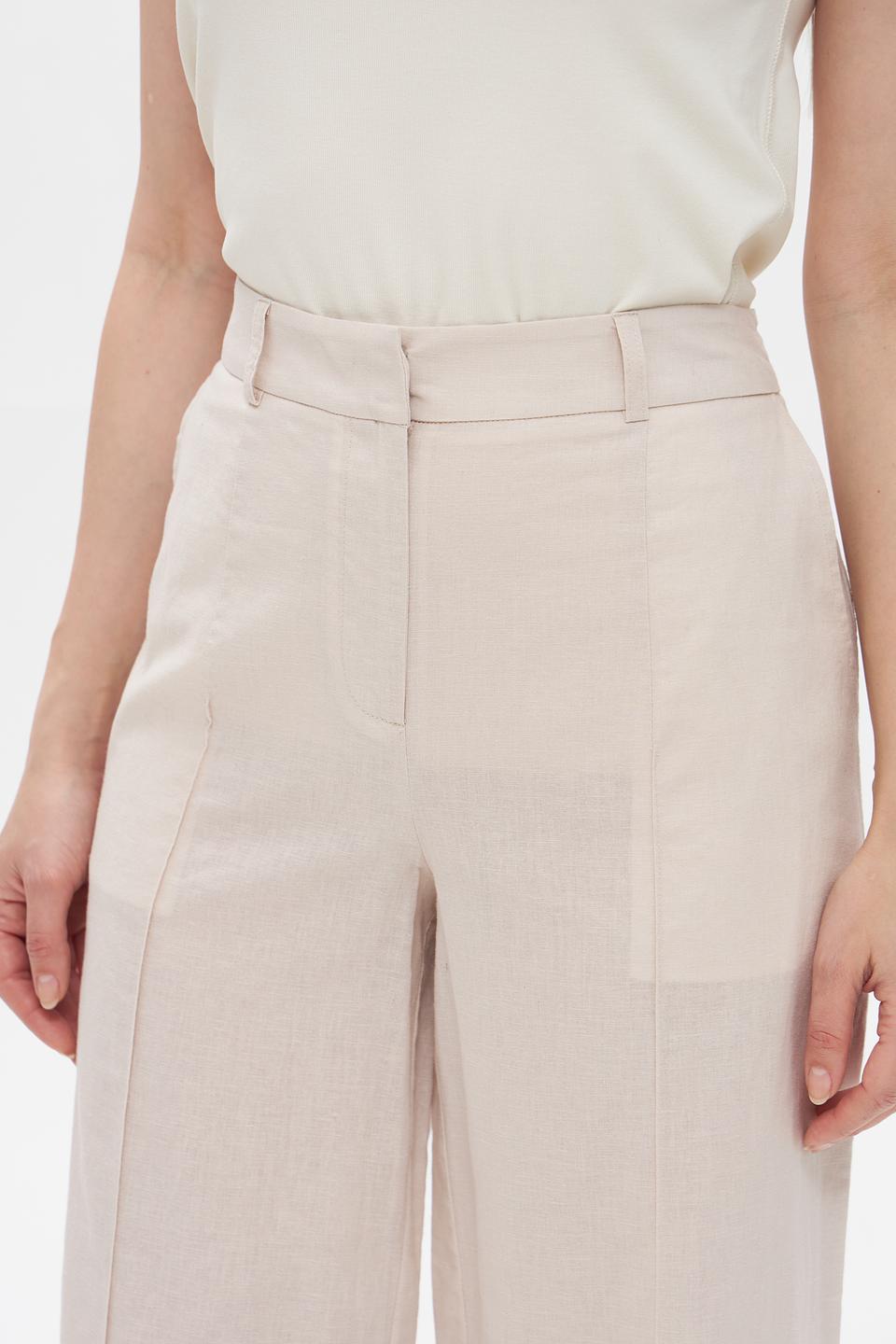 Брюки кюлоты UNQ бежевые