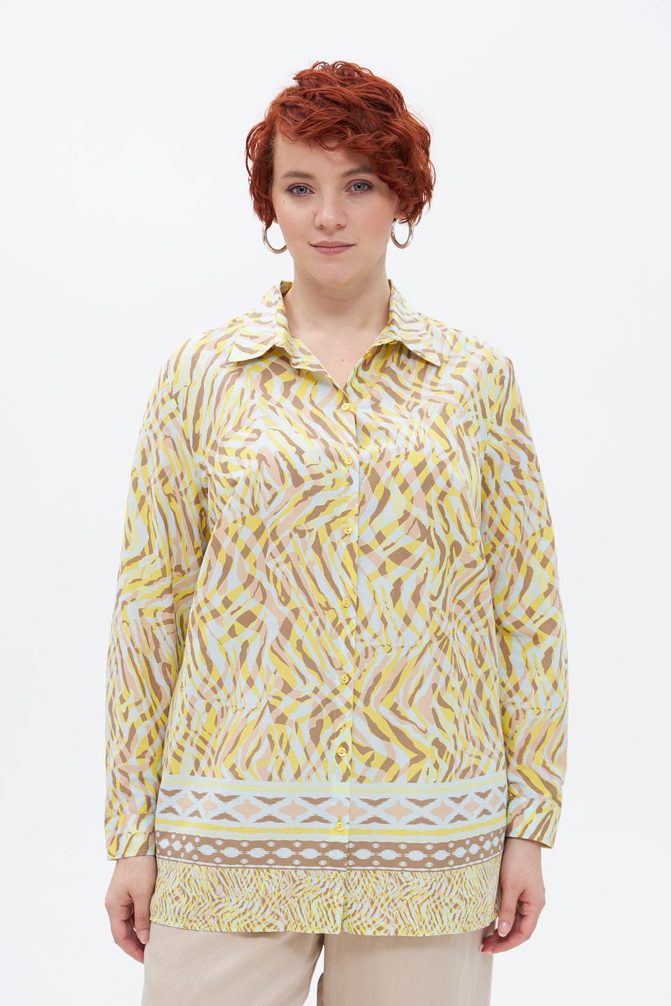 Блуза Lebek с принтом Barbara