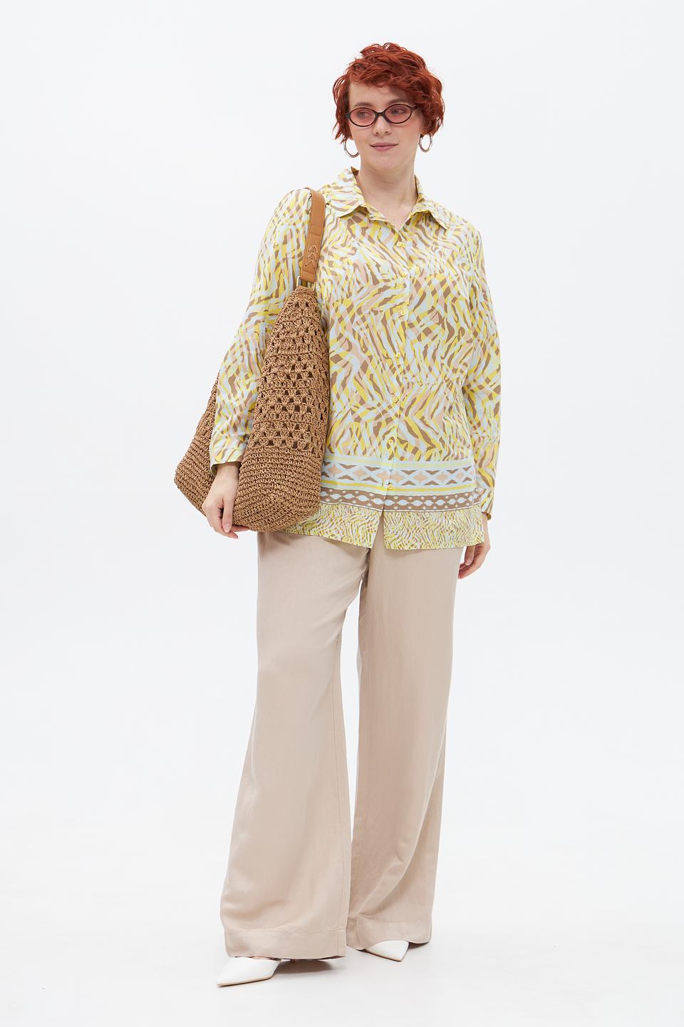 Блуза Lebek с принтом Barbara