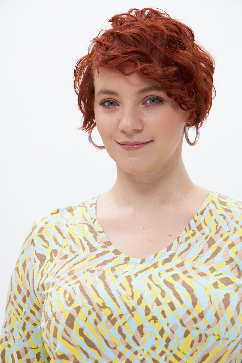 Футболка Barbara Lebek с принтом