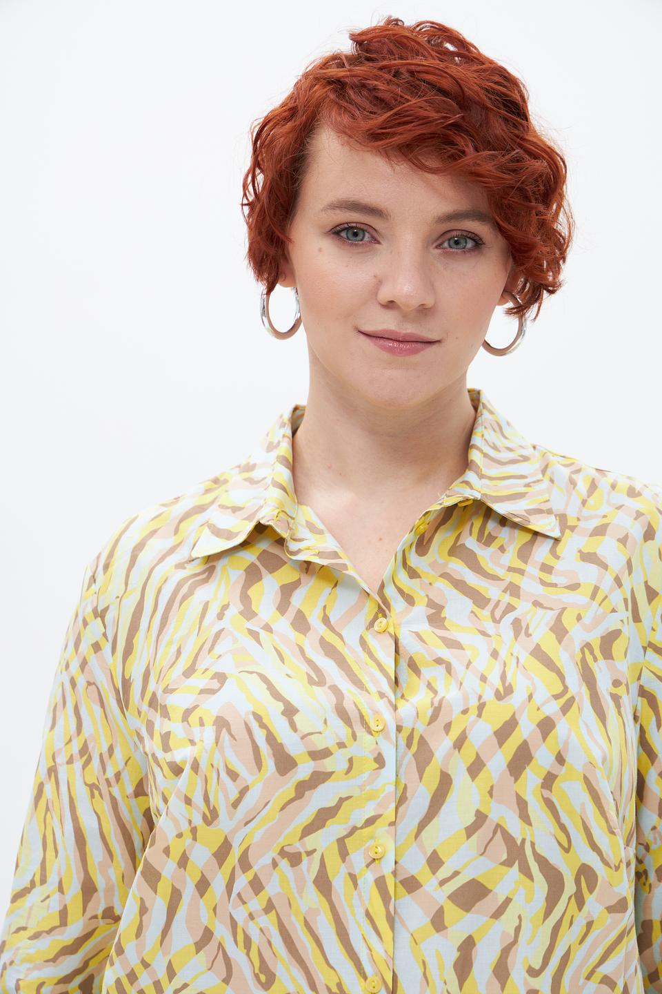 Блуза Lebek с принтом Barbara