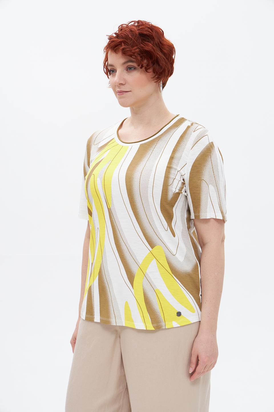 Футболка Lebek с принтом