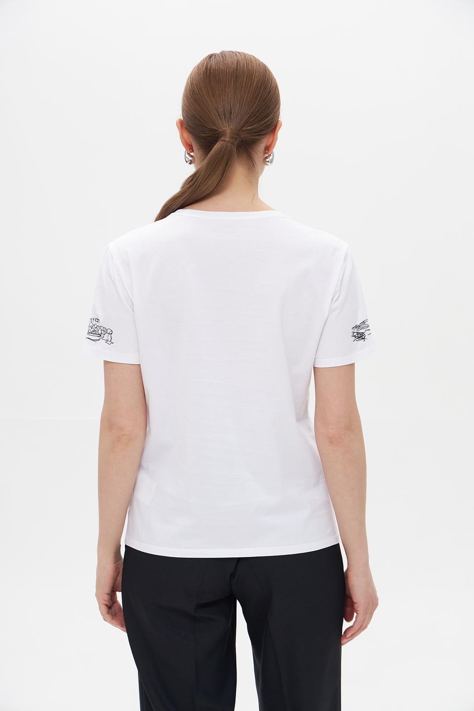 Футболка Marc Cain с принтом