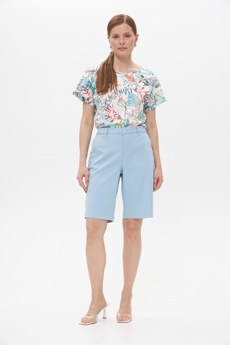 Футболка Marc Cain с цветочным принтом