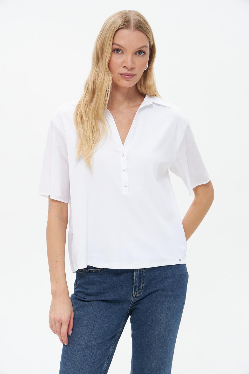 Блуза Marc Cain с V-образным вырезом