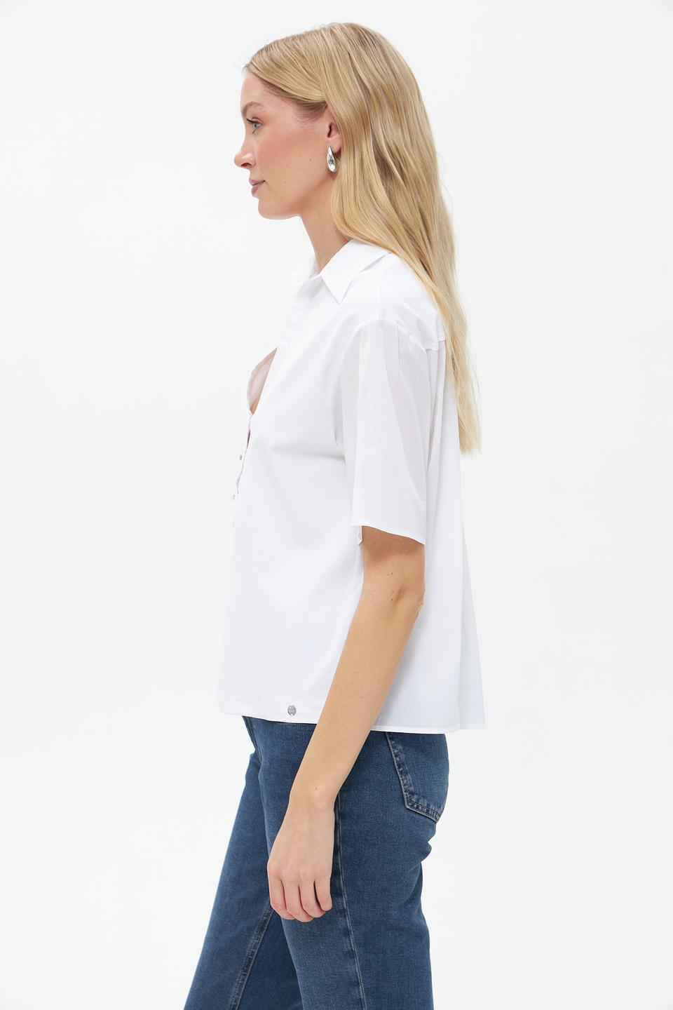 Блуза Marc Cain с V-образным вырезом