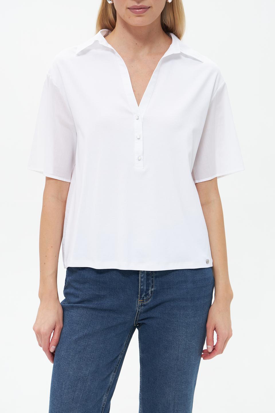 Блуза Marc Cain с V-образным вырезом