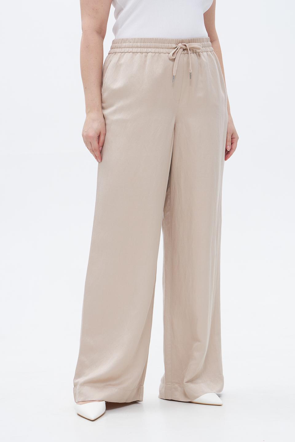 Брюки палаццо Marc Aurel бежевые