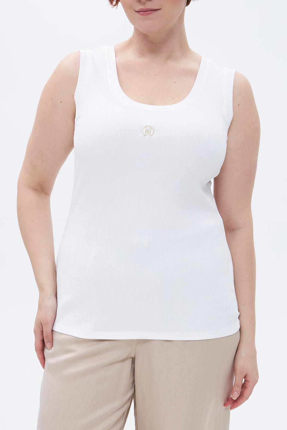 Топ Marc Aurel базовый белый