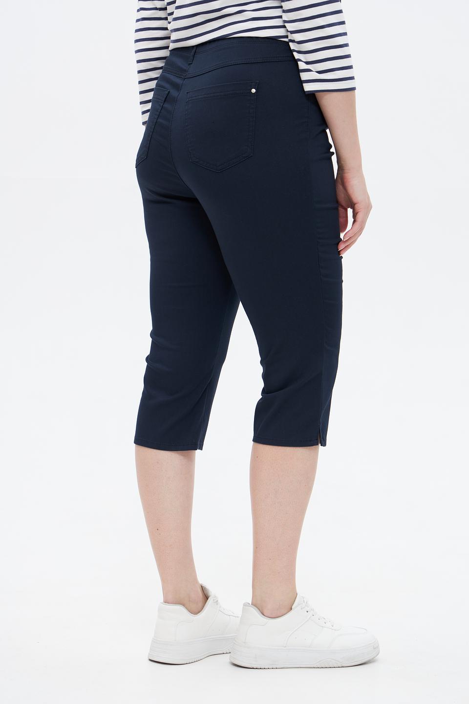 Бриджи Relaxed by Toni темно-синие