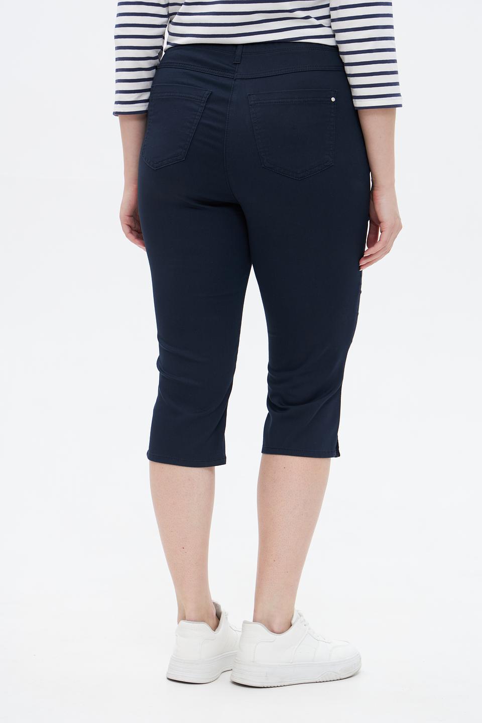 Бриджи Relaxed by Toni темно-синие