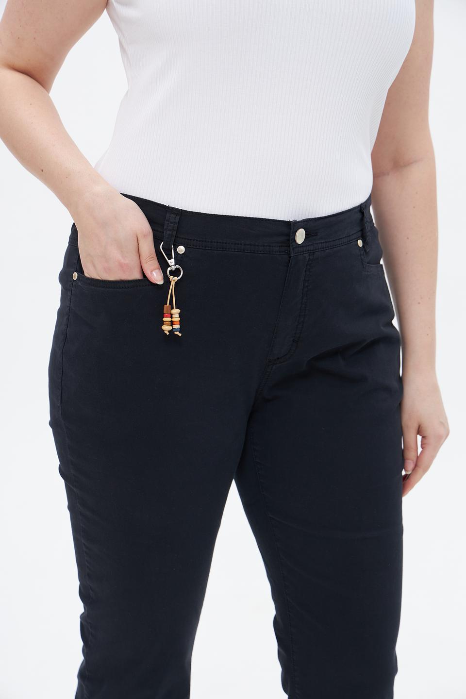 Брюки Anna Montana укороченные темно-синие