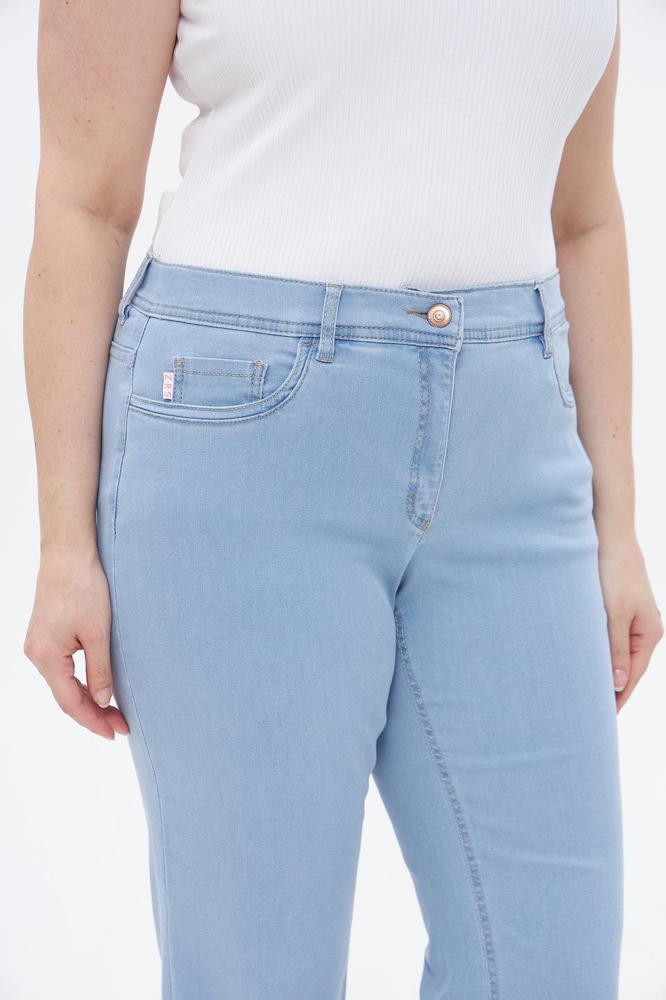 Джинсы ZRS прямые голубые