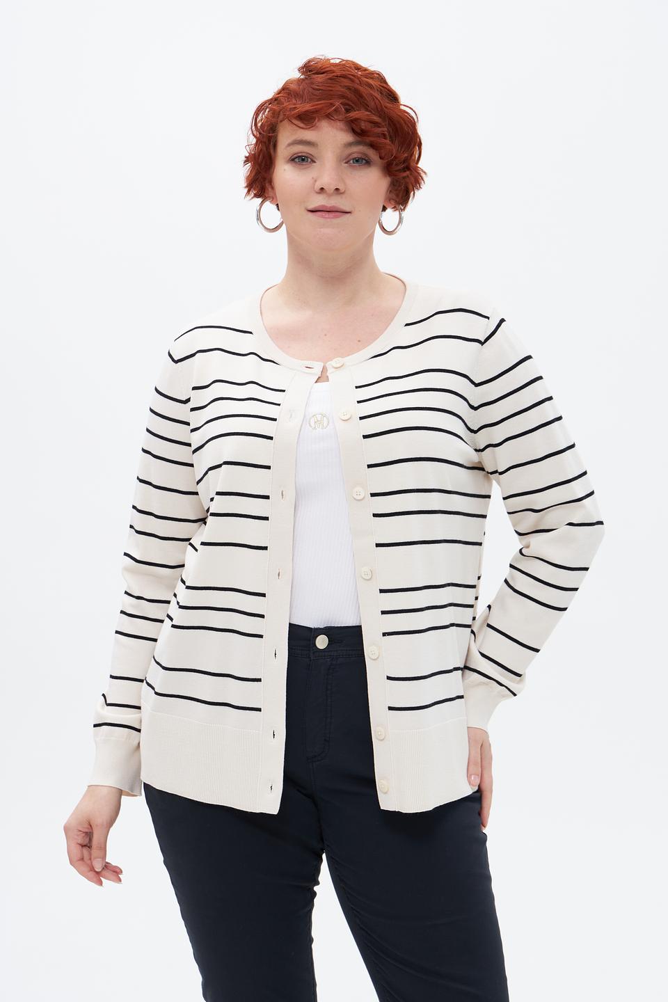 Жакет Olsen в полоску