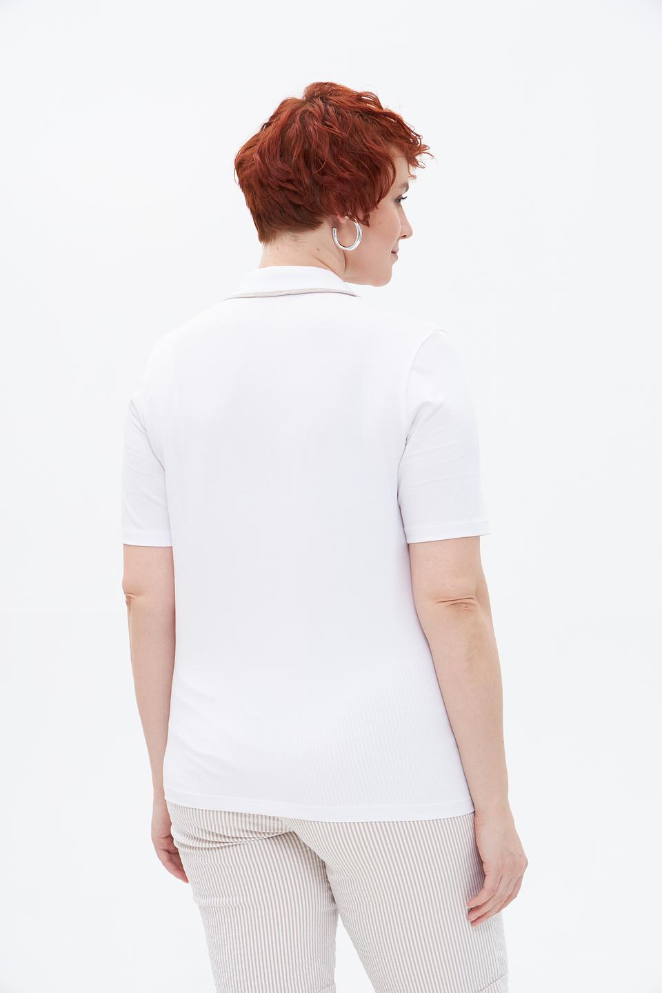 Блузка-поло Margittes белая