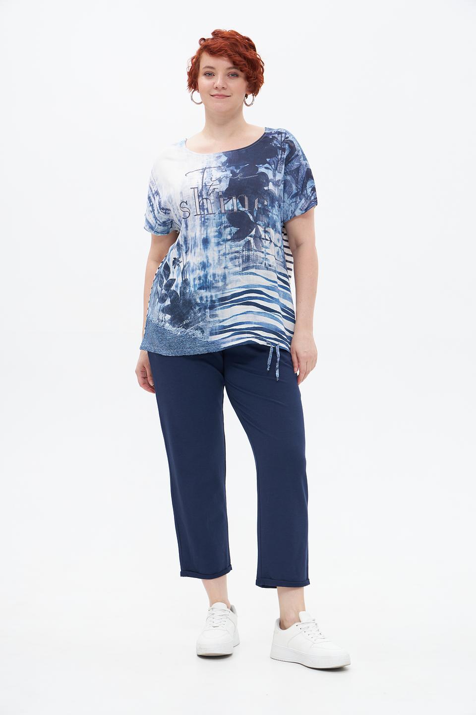 Брюки трикотажные Margittes синие