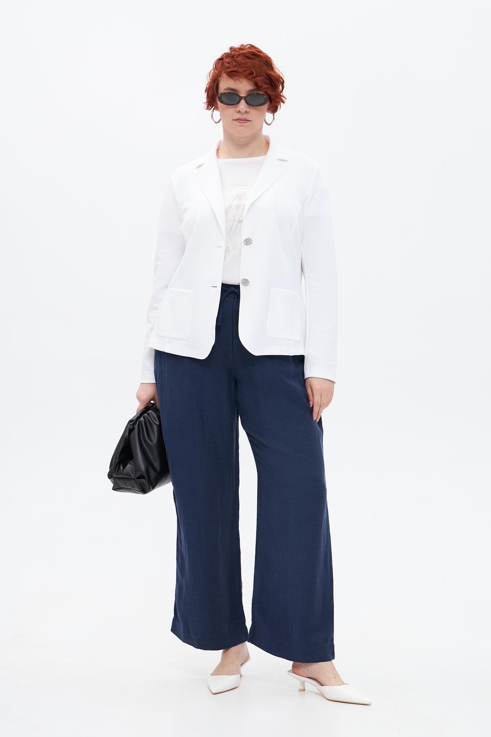 Брюки клёш Margittes тёмно-синие