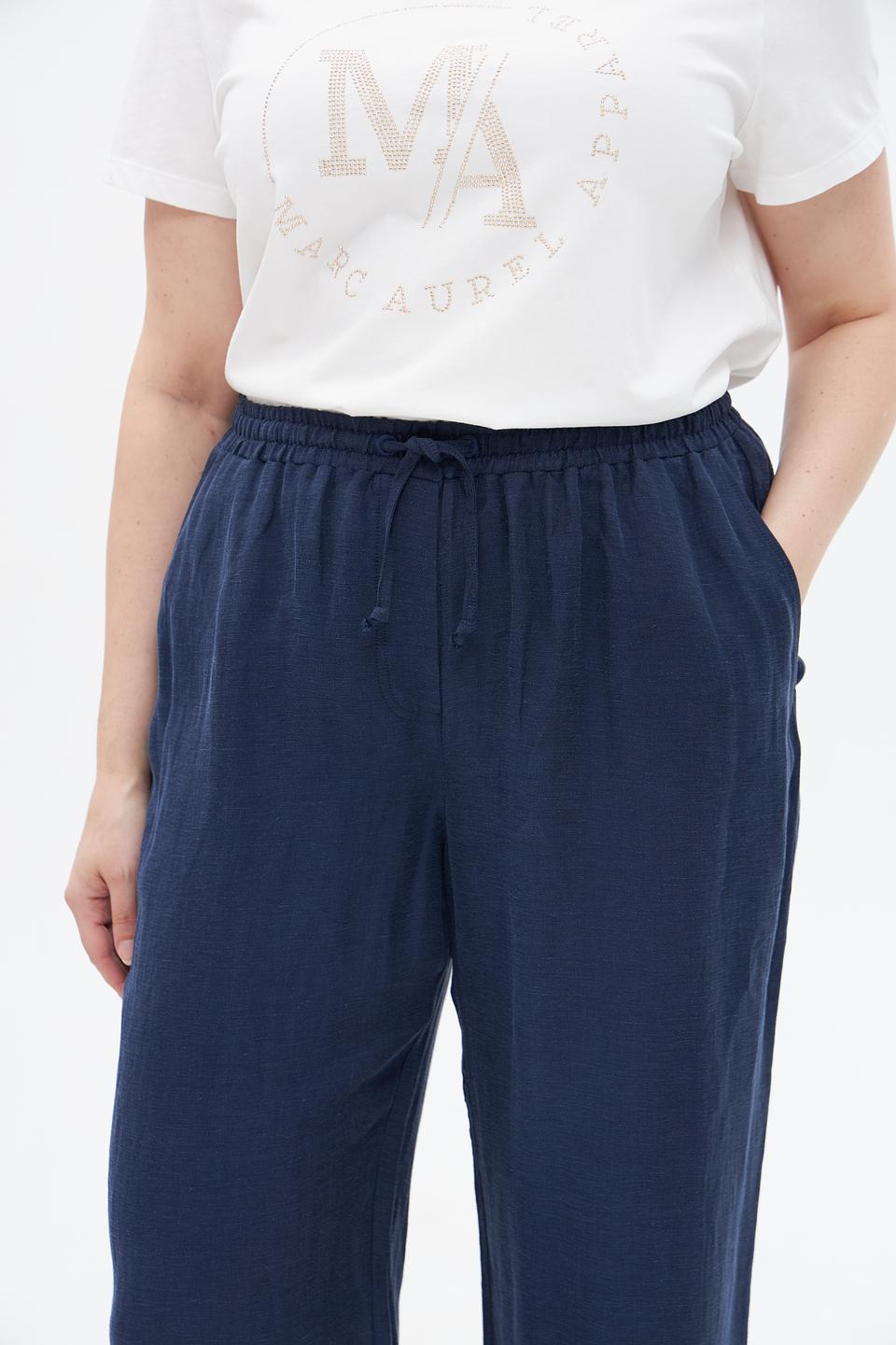 Брюки клёш Margittes тёмно-синие